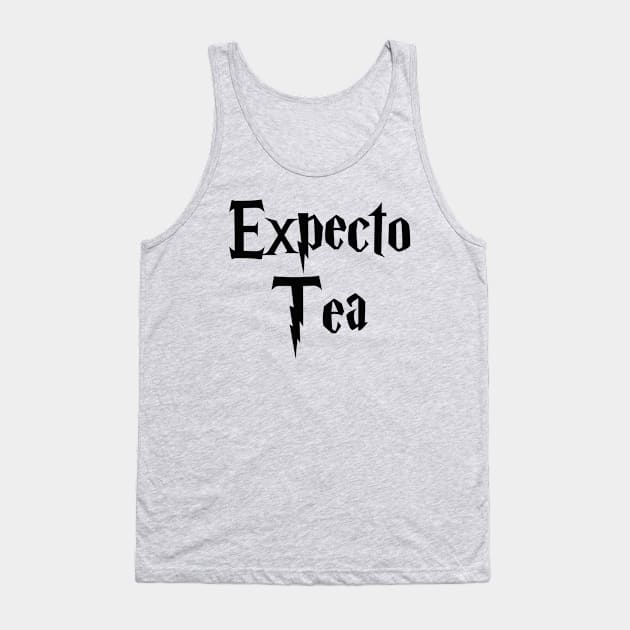 Expecto Tea - I await Tea Tank Top by FangirlFuel